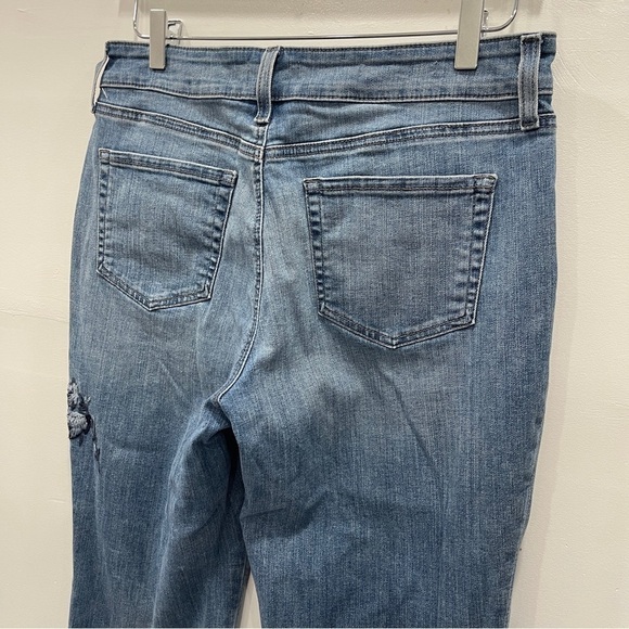 NYDJ Boyfriend Jeans Embroidered Size 8 - Picture 8 of 15